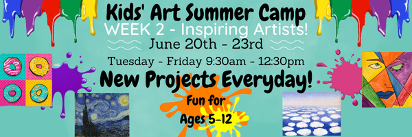 Kids Art Summer Camp - Week 2 - Inspiring Artists